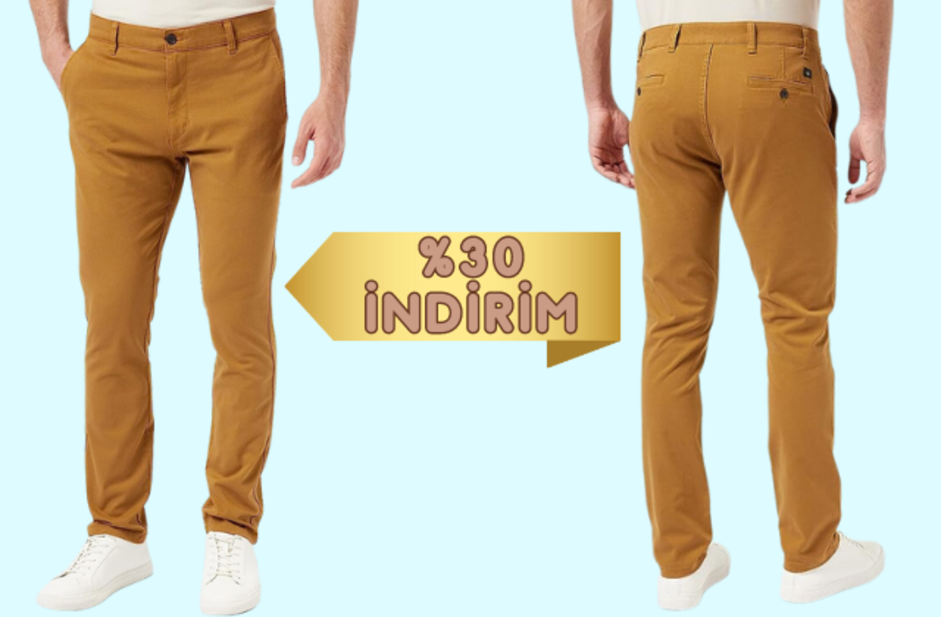 Fiyatı 579 TL'ye düştü! Dockers'ın Skinny Fit pantolonunda kaçırılmayacak fırsat