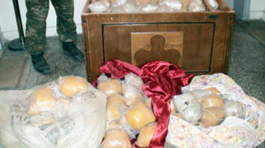 1 milyon YTL'lik esrar ele ge&ccedil;irildi