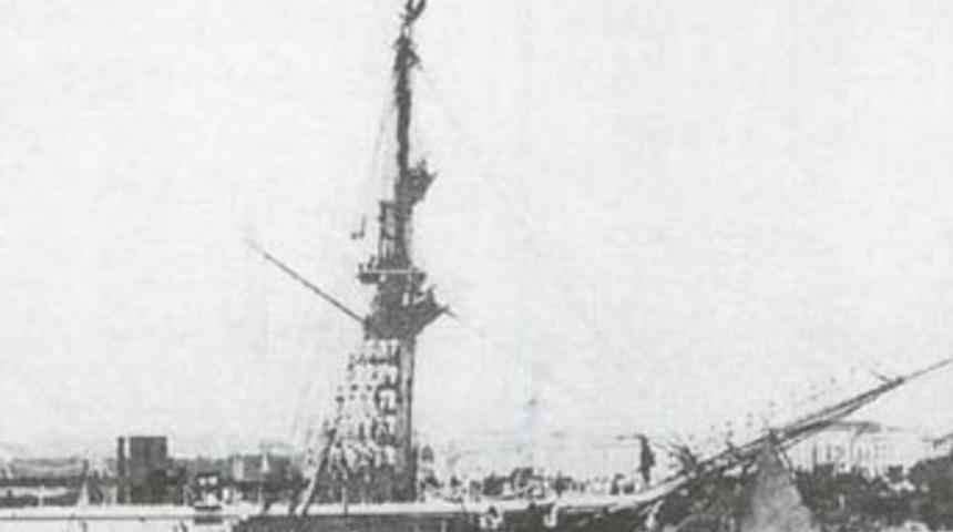 Ertuğrul Fırkateyni su y&uuml;z&uuml;ne &ccedil;ıkarılacak