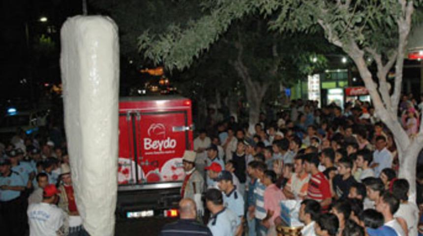 2 tonluk dondurmayı vin&ccedil;le kaldırdılar