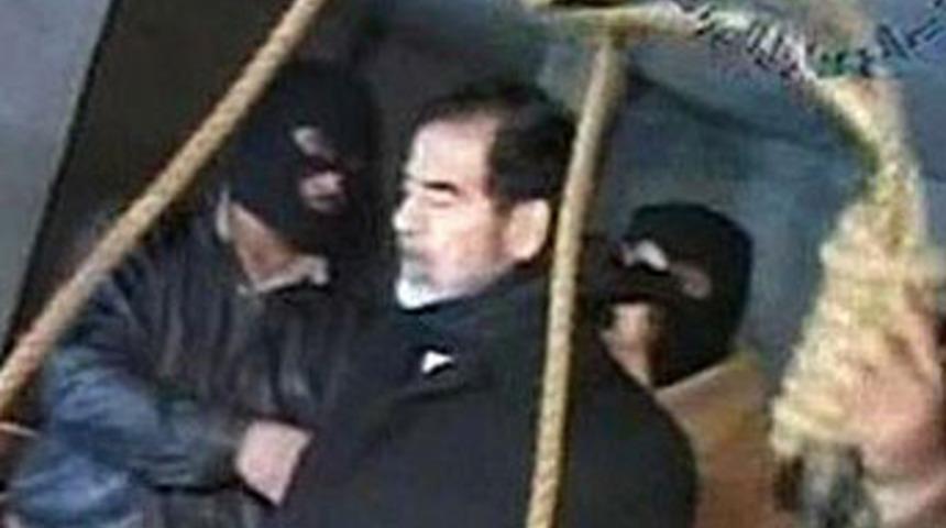 İdam sırasında Saddam'a hakaret edilmedi