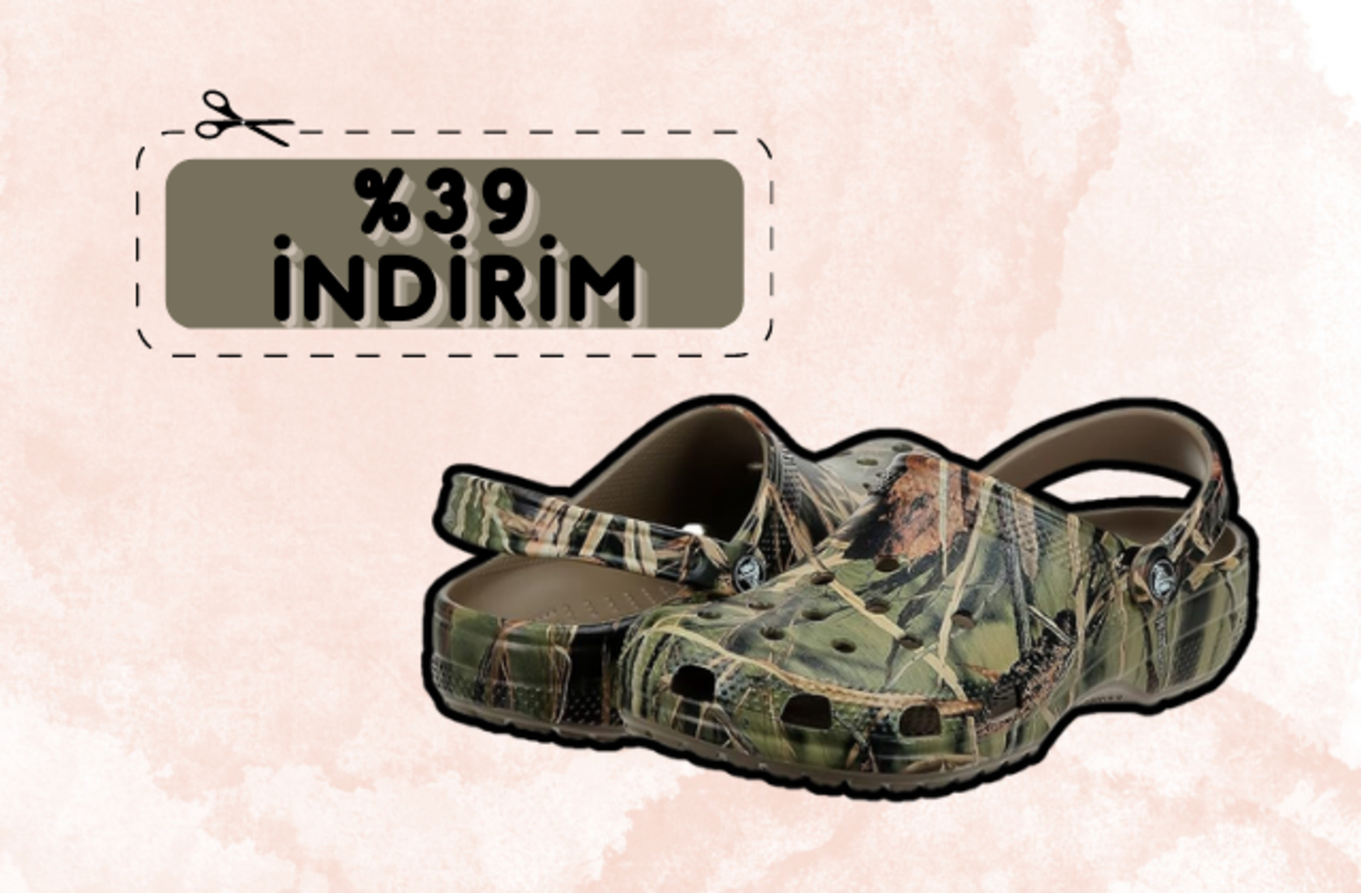 Fiyatı 591 TL'ye düştü! Tarz ve rahatlığı buluşturan Crocs terlikte indirim