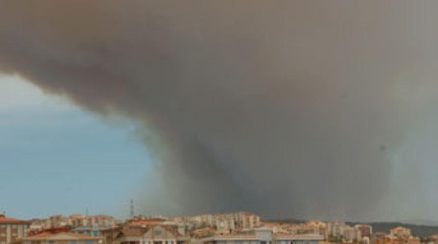 Manisa'daki yangın kısmen kontrol altında