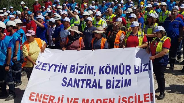 Muğla'da sendikalı termik santral ve maden işçilerinden çağrı! Madenler de bizim ormanlar da, işimizi kaybetmek istemiyoruz
