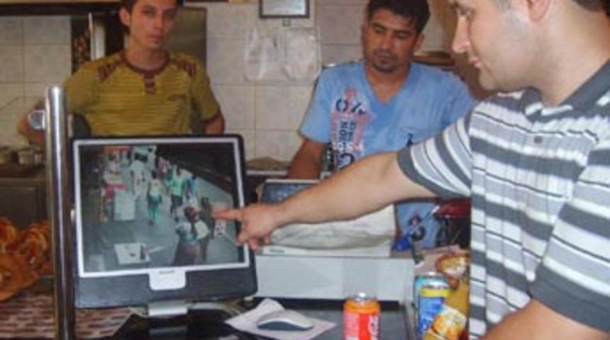 Tırnak&ccedil;ılar kameraya takıldı