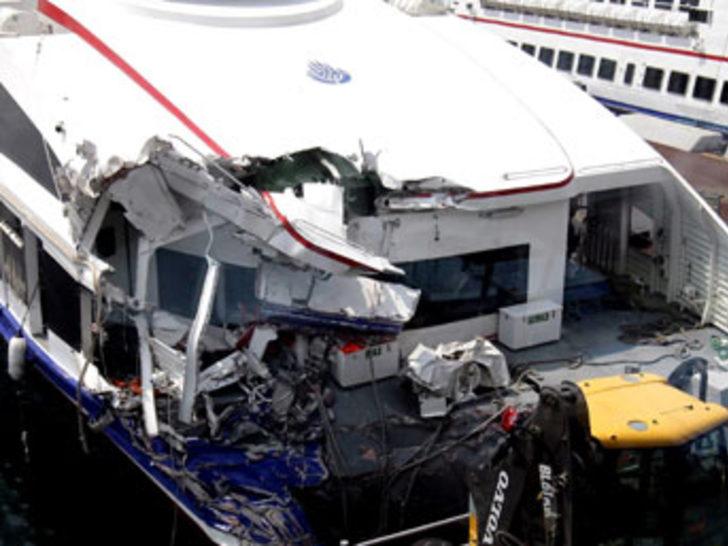 İstanbul'da gemi kazası