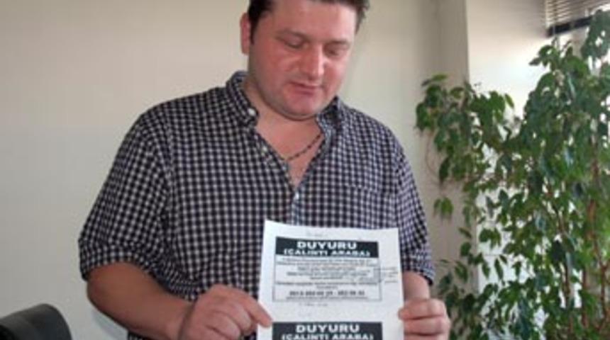 130 bin euro'luk aracını arıyor