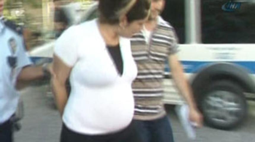 Hamile hırsız, polisle kovalamaca oynadı