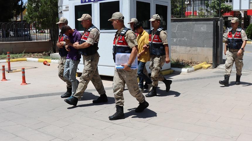 Kilis'te bağ evlerinden hırsızlık yapan 2 zanlı tutuklandı