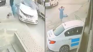 Başakşehir'de ehliyetsiz sürücü dehşeti! Önüne gelene çarptı, ortalığı savaş alanına çevirdi