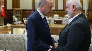 Cumhurbaşkanı Erdoğan, Filistin lideri Abbas ve Haniye ile görüştü