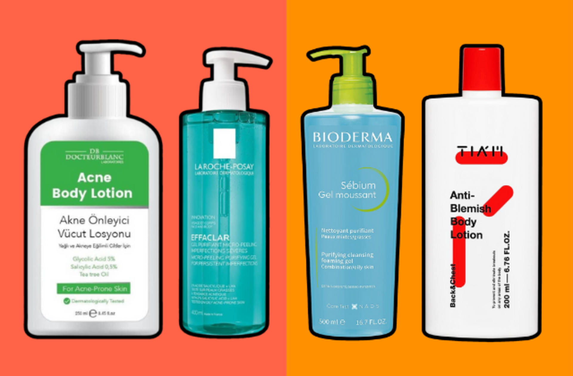 Vücudundaki sivilceler yüzünden yaz aylarında istediği kıyafeti giyemeyenler için akne karşıtı ürünler