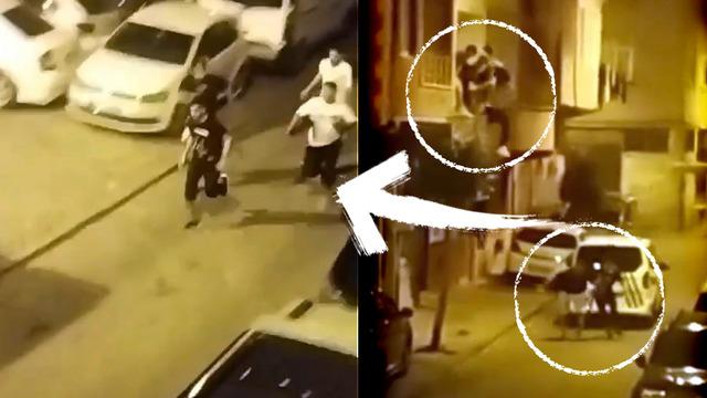 Polisleri gören kaçak göçmenler tabanları yağladı! Teker teker balkondan atlasalar da kaçamadılar: İstanbul'da hareketli anlar