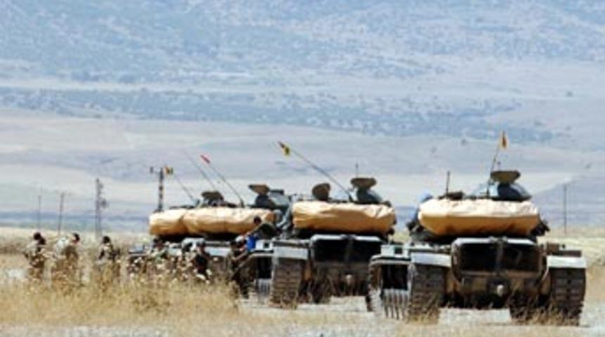 Sınırda operasyon hareketliliği