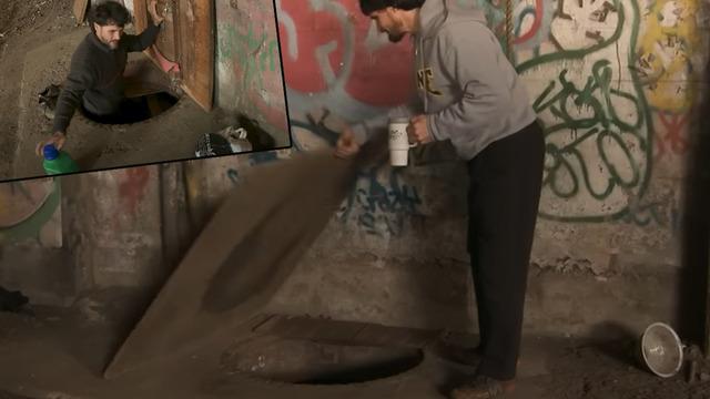 Kanalizasyonun içinde kendisine yepyeni bir dünya kurdu! Evinde yok yok... “Kira ödemeden yaşıyoruz”