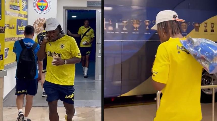 Fenerbahçe'de maçın bitiş düdüğünün ardından Batshuayi çılgına döndü! Kimse onu sakinleştiremedi