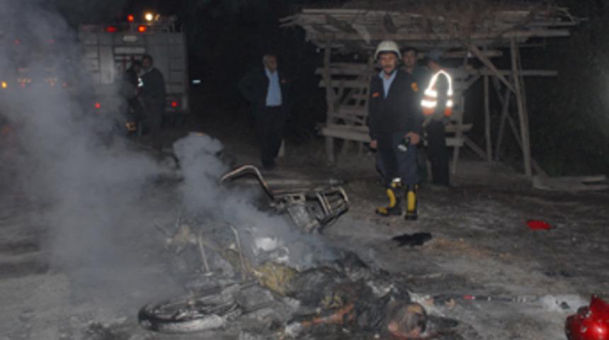 Motosiklet s&uuml;r&uuml;c&uuml;s&uuml;n&uuml;n feci sonu