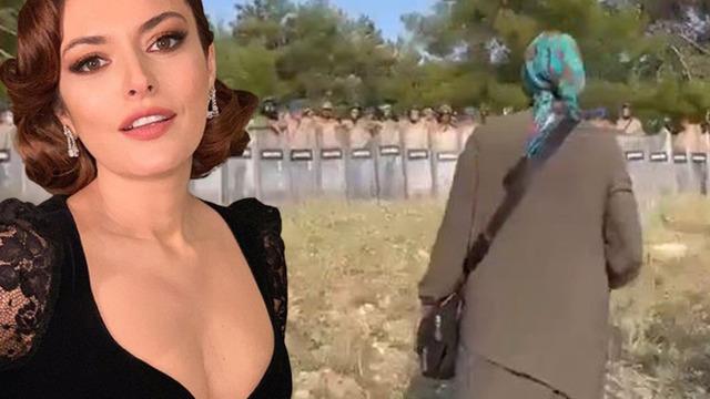 Ezgi Mola'dan Akbelen tepkisi! Burada politika yok...