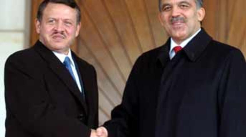 &Uuml;rd&uuml;n kralı Abdullah Ankara'da