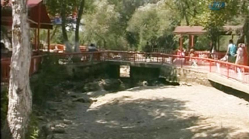 Manavgat Şelalesi de kurudu