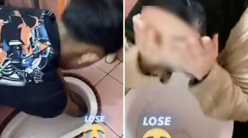 Mide bulandıran TikTok akımı! Malezyalı gençler yüzlerini klozet suyuyla yıkadılar... Sosyal medyada gündem yarattılar
