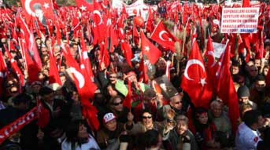 Bağımsız yargı mitingi yapıldı