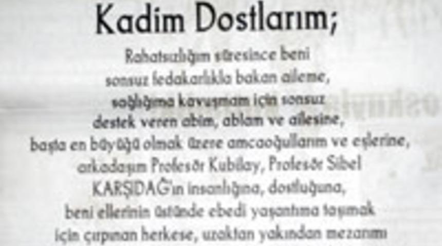 &Ouml;l&uuml;den teşekk&uuml;r ilanı