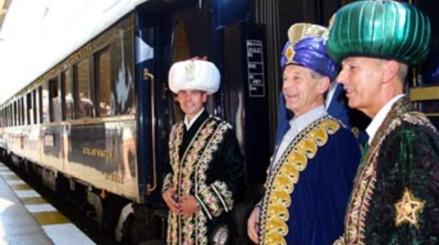 Zenginler treni Orıent Express İstanbul'da