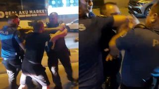 İhbara gelen polislere saldırıp ortalığı birbirine kattı! Yere yatırıp kelepçeyle götürüldü... Milletvekili adayı dersiniz