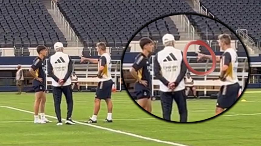 Arda Güler ile Ancelotti arasında yaşanan diyalog sosyal medyada gündem oldu! Eliyle işaret etti ve gönderdi...