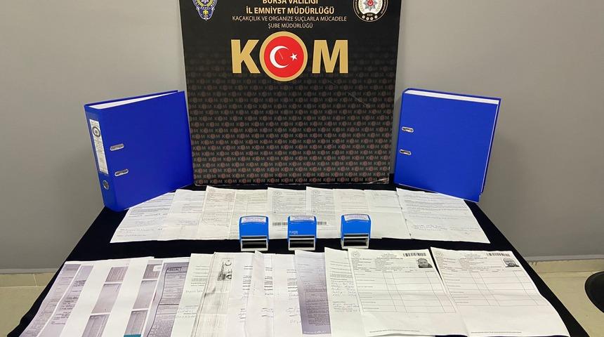Bursa'da sahte engelli raporlarıyla dolandırıcılık operasyonunda 9 şüpheli yakalandı