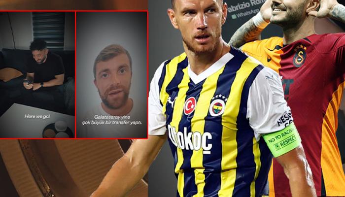 Galatasaray, Mauro Icardi transferini resmen açıkladı! Simge’nin ‘Öpücem’ şarkısıyla Edin Dzeko göndermesi…Galatasaray