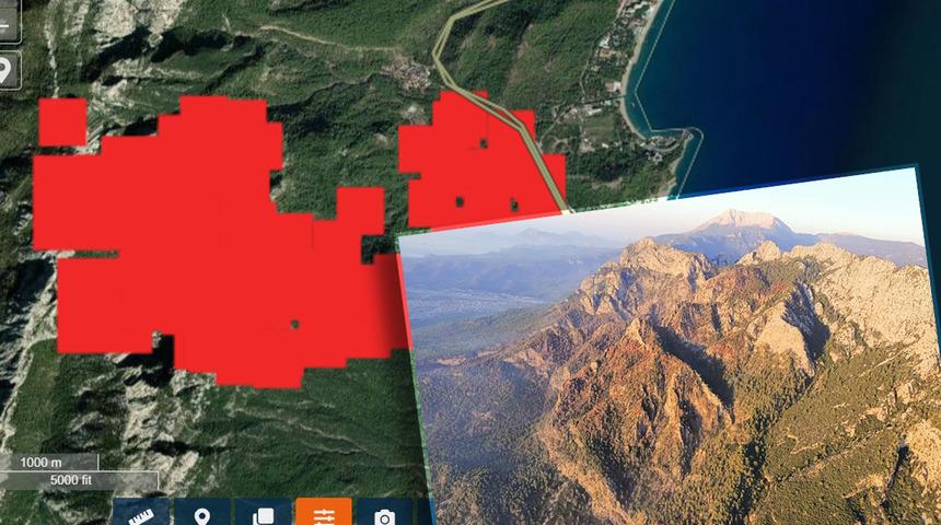 Antalya'daki yangın sonrası ağır bilanço böyle görüntülendi... Tam 420 futbol sahası büyüklüğünde alan kül oldu!