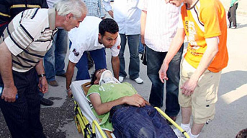 Bursa'da amat&ouml;r ma&ccedil; sonrasında olaylar &ccedil;ıktı