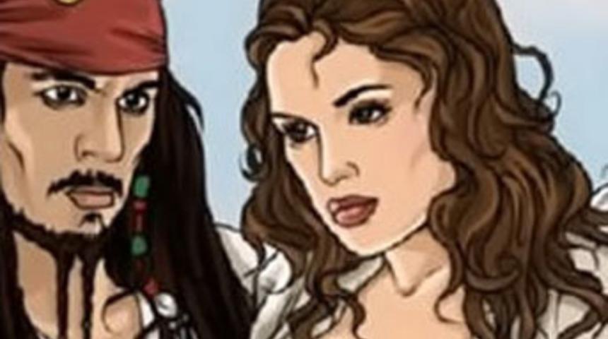 Keira'ya porno &ccedil;izgi roman şoku!