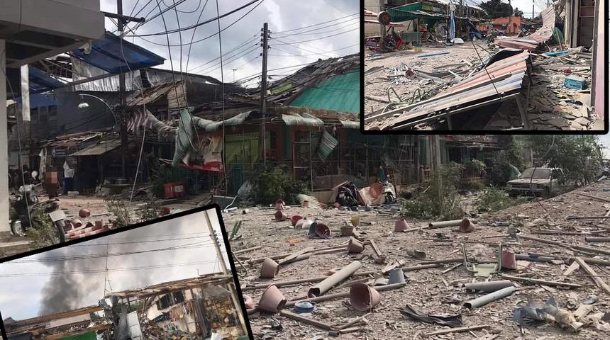 Tayland'da havai fişek deposu patladı! Ortalık savaş alanına döndü: 9 ölü, 115 yaralı...