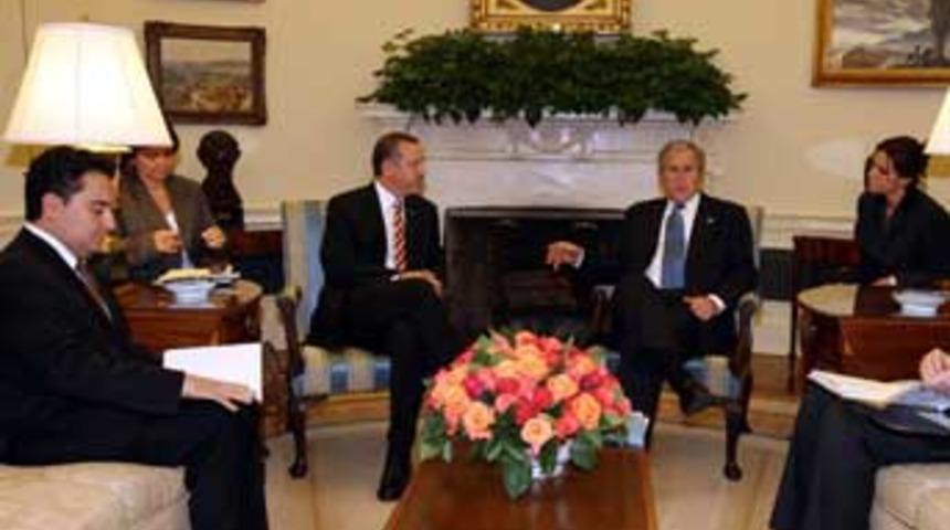 Erdoğan g&ouml;r&uuml;şmeyi değerlendirdi