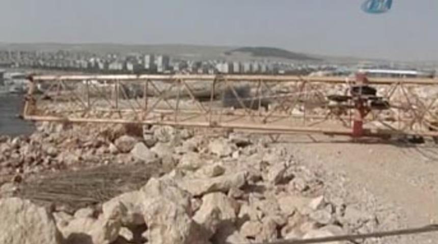 Devrilen vin&ccedil; saniye saniye g&ouml;r&uuml;nt&uuml;lendi