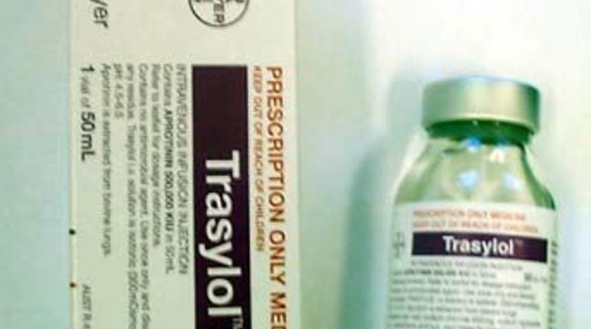 Bayer,  Trasylol  ilacını piyasadan &ccedil;ekti