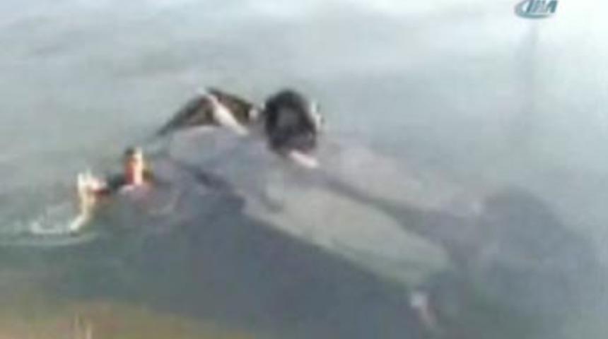 Sulama kanalında can pazarı