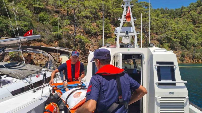 Fethiye’de Sahil Güvenlikten iki ayrı tıbbi tahliye operasyonu