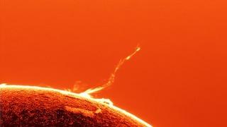 Dünyanın 20 katı büyüklüğünde... Edirneli öğretmen, Güneş'te yaşanan dev patlamayı görüntülemeyi başardı!