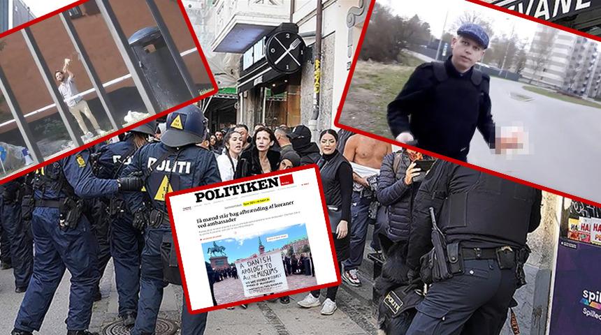 Danimarka'da provokasyon skandallarına bir yenisi daha eklendi! Ünlü basın organı 7 farklı Kur'an yakma provokasyonuna işaret etti...