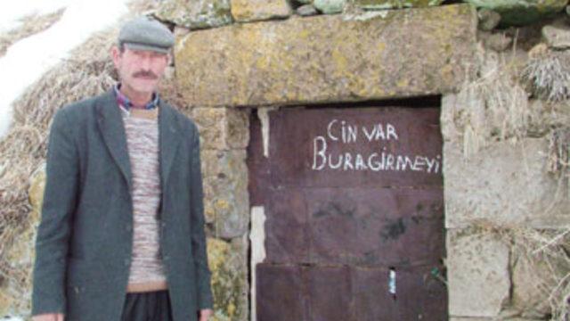 Çiftçiden çocuklara cinli önlem