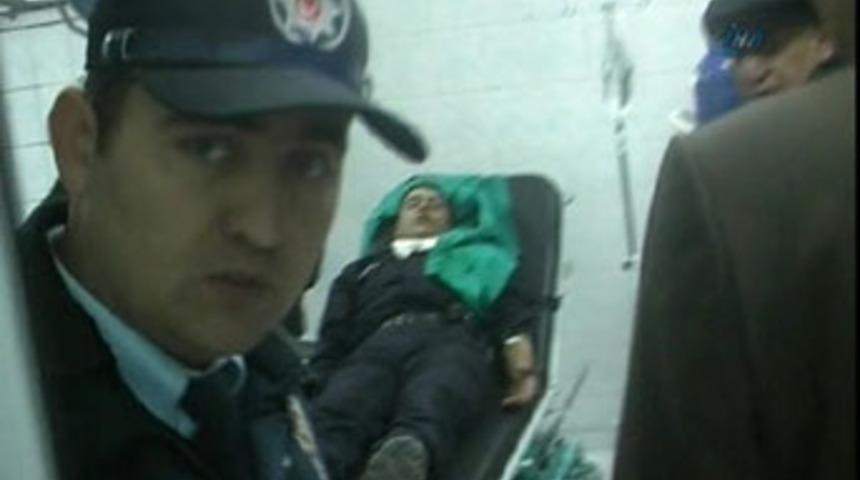 PKK'lılardan polise molotoflu saldırı