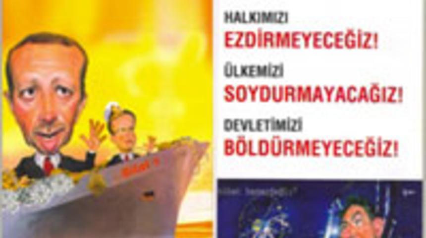 AKP, gemi afişlerine tedbir istedi