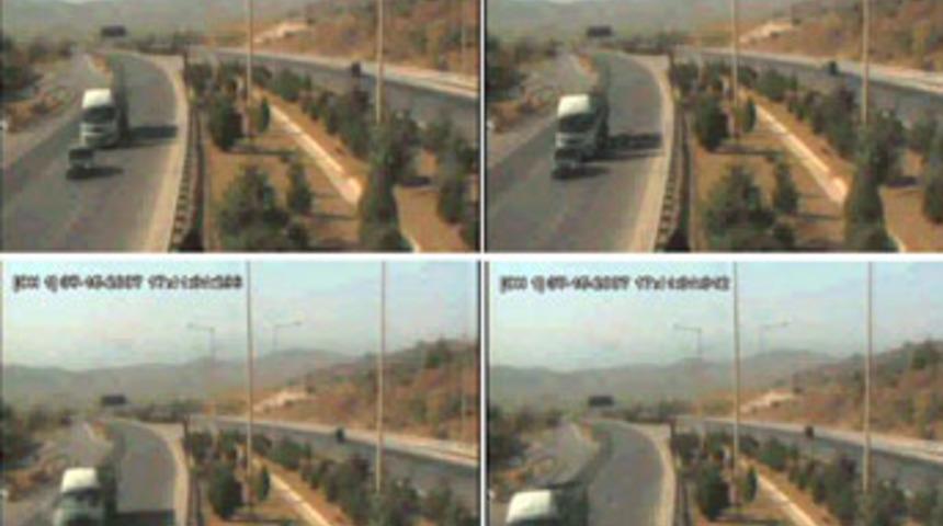 İnanılmaz kaza g&ouml;r&uuml;nt&uuml;lendi