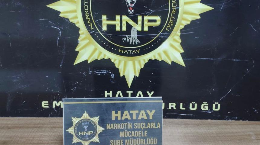 Hatay'da şüphe üzerine durdurulan otomobilde uyuşturucu bulundu