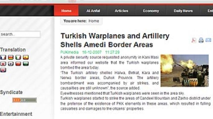 KYB sitesi: "PKK kayıp verdi"