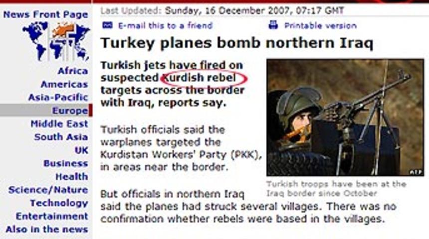 BBC yine "ter&ouml;rist" demedi!